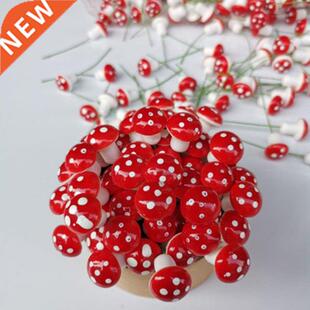 10/50 PCS PE Mushroom Artificial Plants Diy Gifts Box Weddin