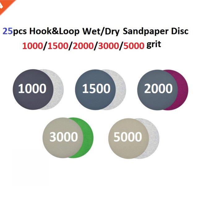 Wet/Dry Sandpaper 1000 1500 2000 3000 5000 Grit Sand Discs T