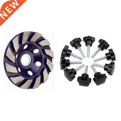100mm Diamond Grinding Wheel with 10 Pcs M8 x 40mm x 2mm Cl