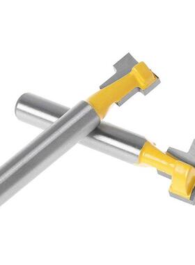 2 Pcs 1/4		 Shank Yellow T-Slot Cutter Router Bit Set