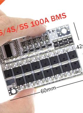 100A 5S 4S S BMS LMO/LiFePO4 LiFe Battery Protection Circui