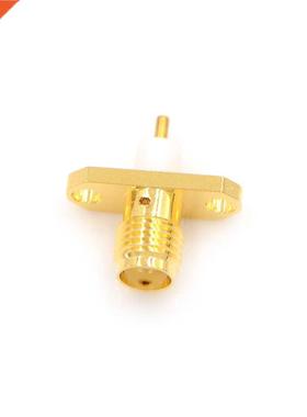 SMA Female Panel Mount 2 Holes Flange Deck Solder RF Connect
