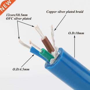 plated cab Hifi bulk cable power silver OFC shielded SPX