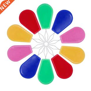 20/10PCS Plastic Threader Cross Stitch Sliver Bow Wire Needl