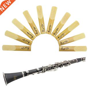 10Pcs/Set Bb Clarinet Reeds Traditional Bamboo Reed Sngth 2.