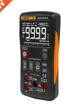 Q1 True-RMS Digital Multimeter Button 9999 Counts Analog Bar