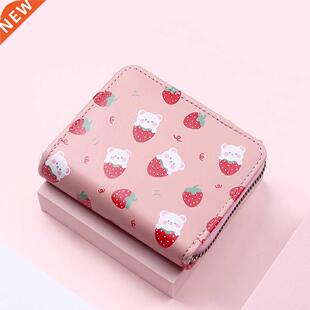 2022 New Women Cute Cartoon Wallet Small Zipper Girl Brand D