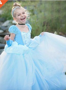 4 7 8 9 10 Years Girls Dress Children Role-Play Costume Prin