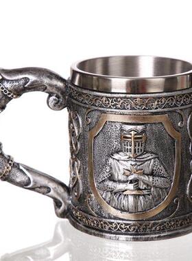 Stanless Steel Coffee Mug Tea Cup Beer Sten Tankard Wall