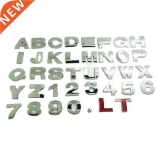 Diy Car 45mm Decals Sticker and Letter 1pcs Metal