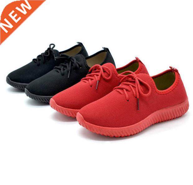 Cloth shoes women's net shoes flat casual sports sho