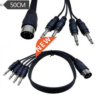 DIN to 3.5mm Cable, 50CM 5 Pin DIN Plug Male to 4 X 3.5MM Fe