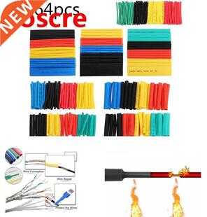 164pcs Set Polyolefin Shrinking Assorted Heat Shrink Tube Wi