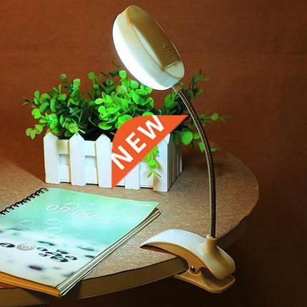 Flexible Clip-on Table Lamp LED Clamp Reading Study Bed Lapt