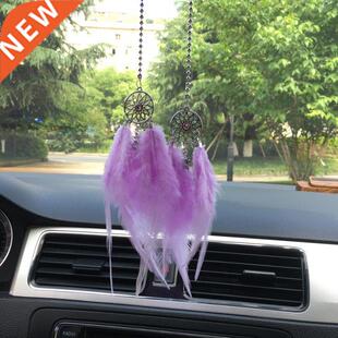 Car Dream Catcher Car Pendant Wind Chimes Feather Decoration