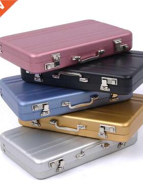 New Aluminum Storage Box Business ID Credit Card Holder Mini