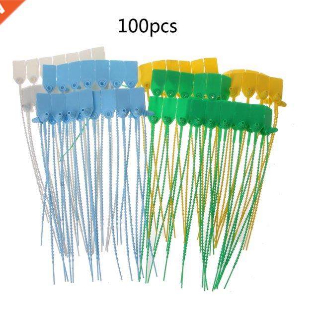 100PCS Disposable Cable Ties Pull-Tite Security Seals Self L