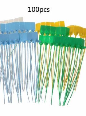 100PCS Disposable Cable Ties Pull-Tite Security Seals Self L