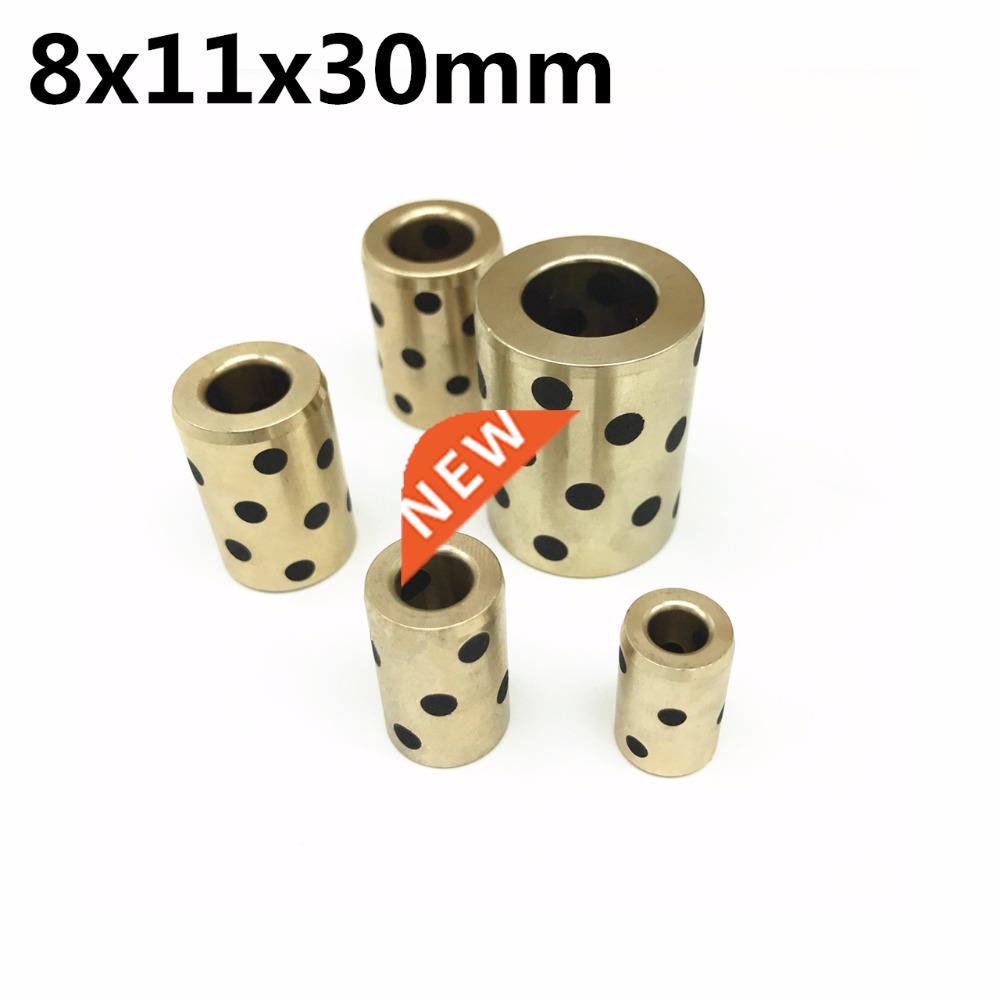 8x11x30 mm linear graphite copper set bearing copper bushing