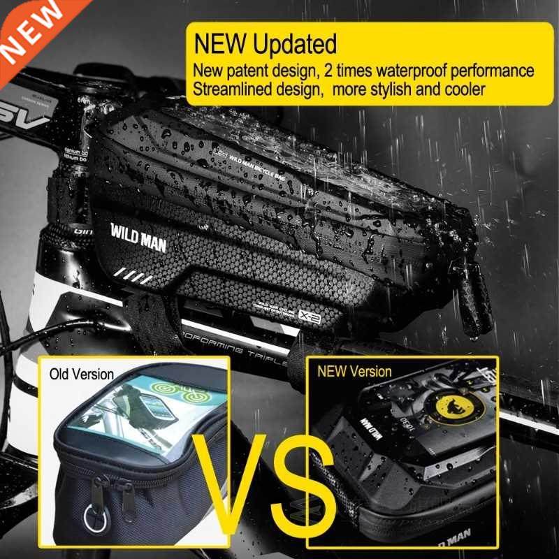 WILD MAN 2021 Bicycle Bag Frame Front Top Tube Cycling Bag W