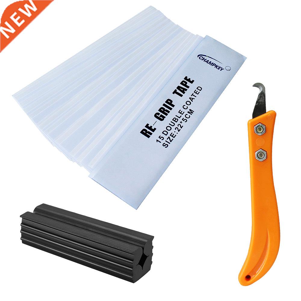 Golf Club Regripping Kit Double Coated Re-Grip Tape Hook Bla 金属材料及制品 金属加工件/五金加工件 原图主图