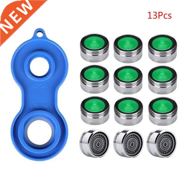1Set Water Saving Faucet Aerator Wrench Jet Regulator Filter