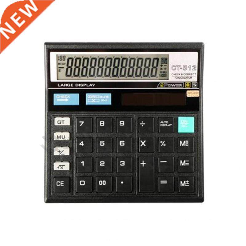 Large Screen Desktop 12 Digit Electronic Calculator Financia
