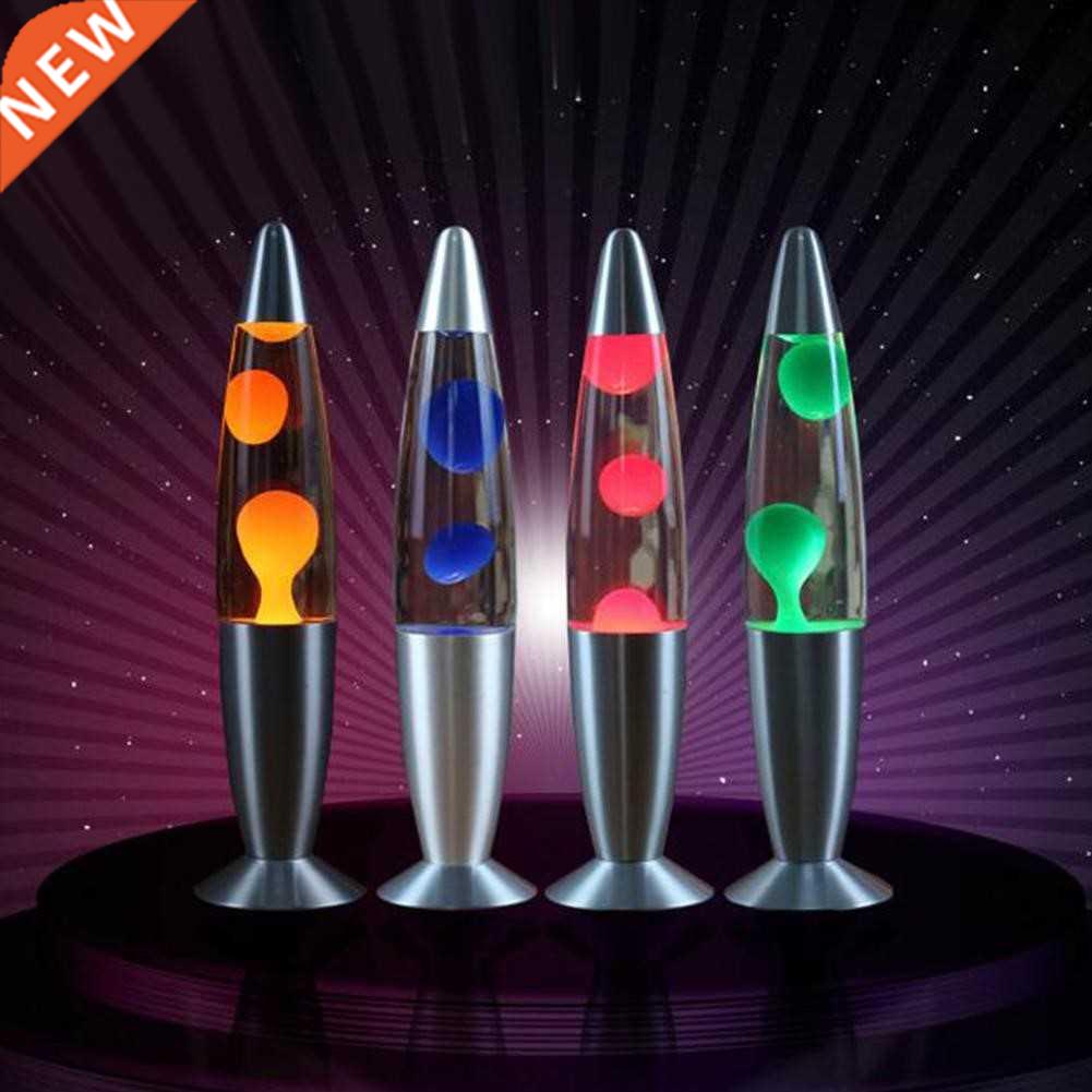 Metal Base Wax Lava Lamp Night Light for Bedroom Decor Europ