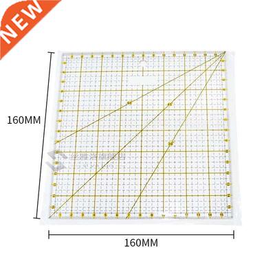 16*16cm Quilting Ruler Grid Lines Ruler Cutting Mat Craft C