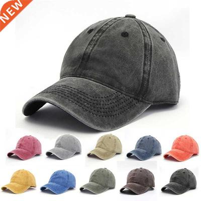 Baseball Cap Snapback Hat Spring Autumn Cap Pure color cowbo