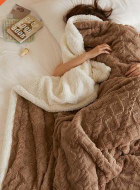 INS fleece blankets and throws Adult Thick Warm winter Blank