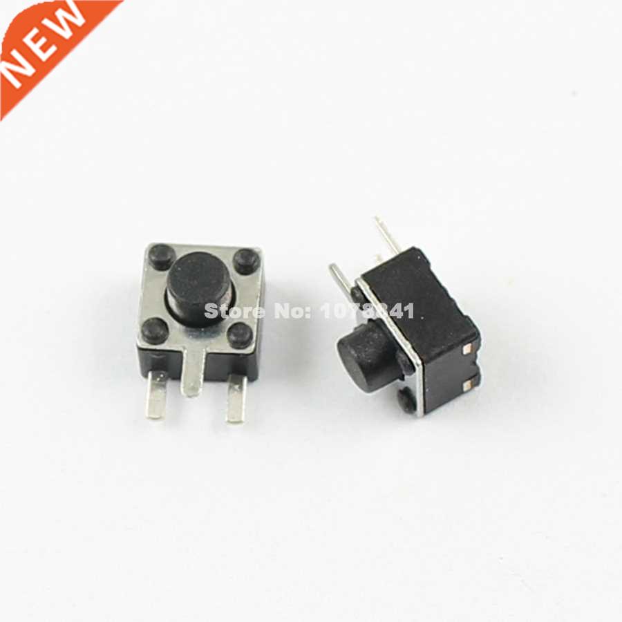 100 Pcs Button Switch 3 Pin Right Angle 4.5x4.5x4.3mm