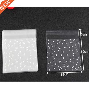 Bags Small Ziplock 100PCs Packaging Dot Food Bag Transparent