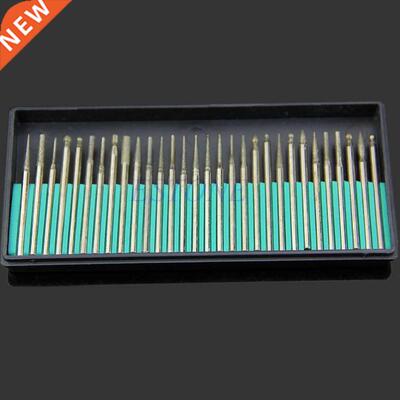 30PCS Diamond Burr Bits Drill Set For Engraving Carving Card