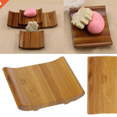 Bamboo Soap Storage Holder Natural Wooden Soap Box Travel So