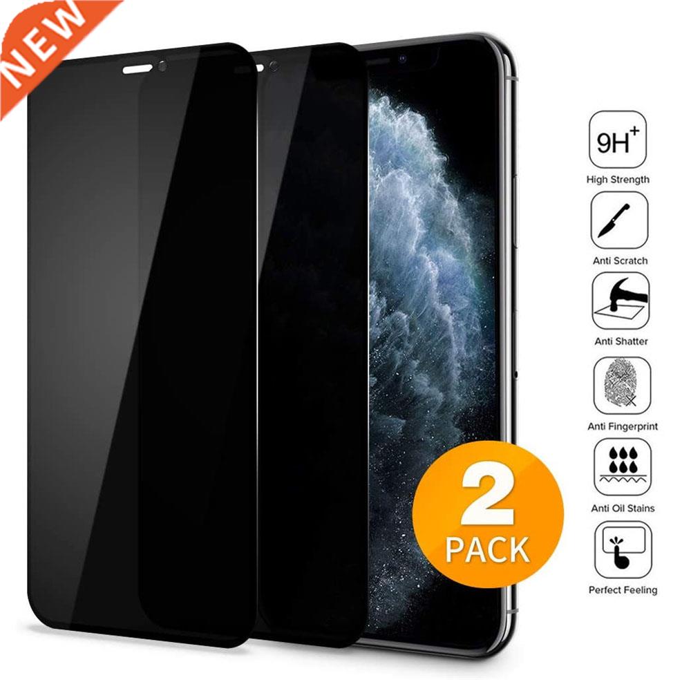 2PA Anti-spy Tempered Glass For iPhone 13 12 11 Pro Max XS M