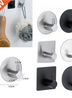 Punch-free Sticky Wall Hanger Hook 304 Stainless Steel Stron