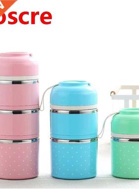 Leak-Proof Stainless Steel Lunch Box Cute Japanese Thermal B