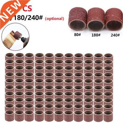 100pcs Sanding Drum Set Grit #80 #180 #240 With Sanding Mand