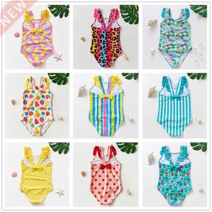 New 2022 Girls Toddler Swimwear Baby 10Year