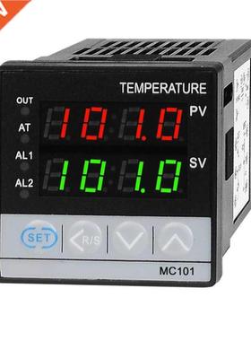2in1 Relay + SSR Output PID Thermostat Temperature Controlle