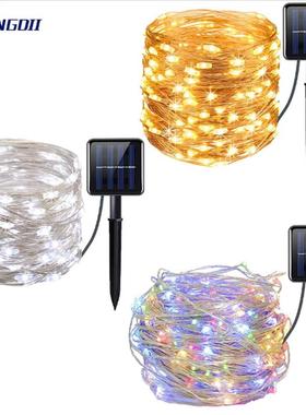 7M/12M/22M/32M LED Solar Lamp String Lights Fairy Outdoor Pa