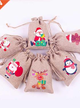 1Pcs New Santa Claus Christmas Gift Bag Decoration Gift Gunn
