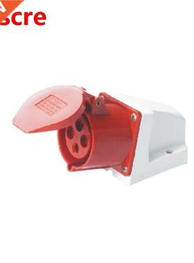 16A 4Pin industrial socket connector SF-114 surface mounted