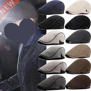 Newsboy Hat Retro Berets Bri Winter Street Autumn Men Spring