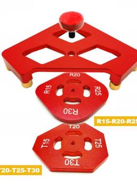 Aluminum Alloy Corner Gauge Router Table Wood Panel Radius Q