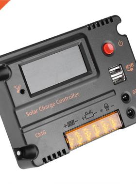 DC 12V/24V 10A LCD Display Solar Panel Charge Intelligent Co