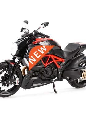 Maisto 1:12 Ducati Diavel Carbon Red Die Cast Vehicles Colle