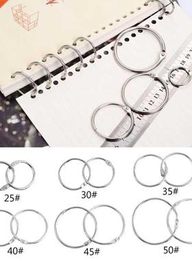 2022 New Metal Loose Leaf Book Binder Hoop Ring Multifunctio