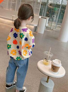 Girl's new spring sweaters baby kids girls elegant a